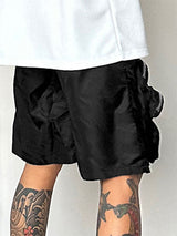 Mens Solid Color Multi-Zip Utility Short SKUL02185