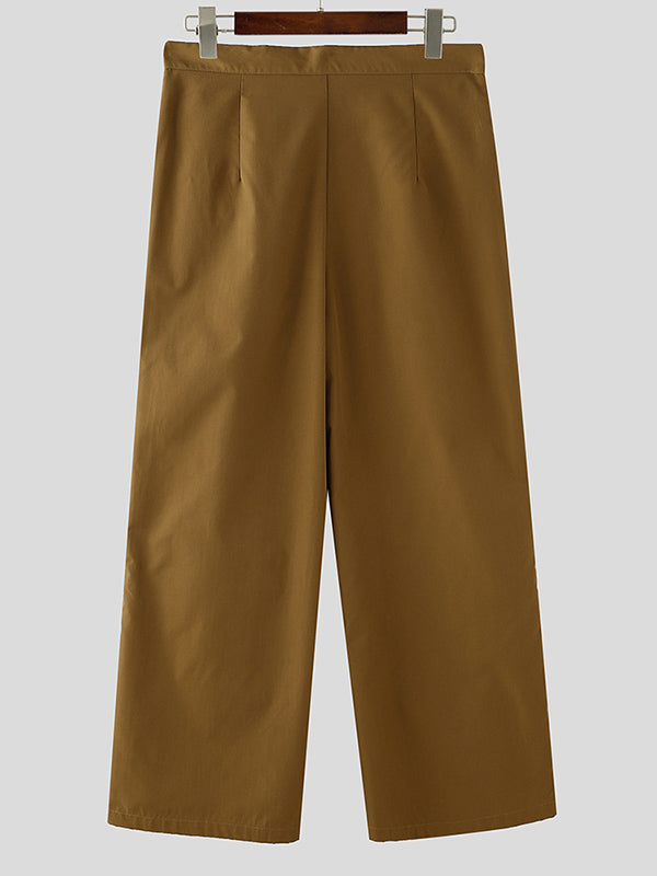 Mens Asymmetric Layered Design Casual Pant SKUK91163