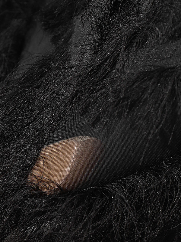 Mens Fringe Patchwork Loose Casual Pant SKUL10774