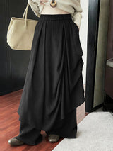 Men's Deconstructed Solid Color Pleated Pant SKUL45422