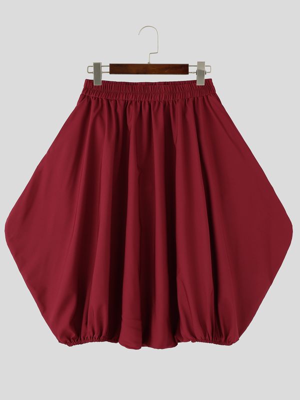 Men's Avant-Garde Zen Voluminous Balloon Cropped Short SKUL63681