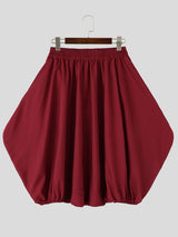 Men's Avant-Garde Zen Voluminous Balloon Cropped Short SKUL63681
