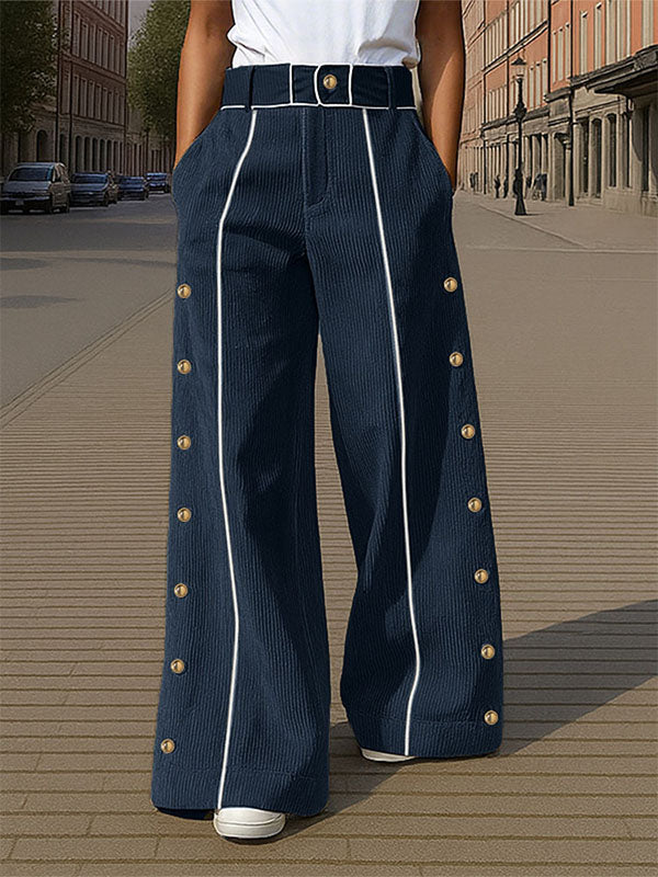 Men's Colorblock Textured Casual Pant SKUL26076