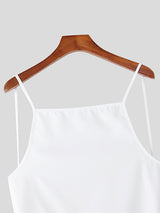 Mens Backless Lace-Up Tank SKUL12952