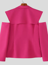 Men's Deconstructed Off Shoulder Casual Blazer SKUL45333