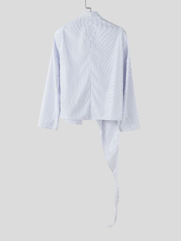 Men's Stripe Casual Long Sleeve Blazer SKUL40297