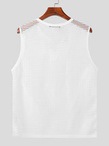 Mens Mesh See Through Sleeveless Vest SKUK51021