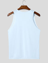 Men's Clubwear Sheer Mesh Muscle Fit Tank SKUL74616