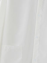 Men's Solid Drawstring Long Sleeve Shirt SKUL35117