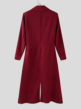 Men's Solid Color Casual Long Sleeve Coat SKUL28497