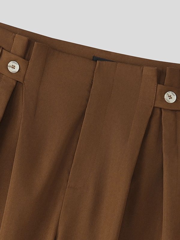 Men's Ribbon Patchwork Design Casual Pant SKUL43890