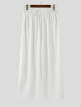 Mens Solid Color Textured High Waist Pant SKUL18012