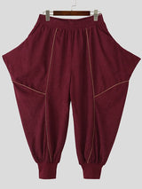 Men's Contrast Line Design Loose Pant SKUL48733