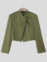 Men's Striped Tie Long Sleeve Blazer SKUL31703