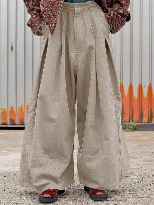 Mens Loose Minimalist Wide Leg Long Pant SKUK64834