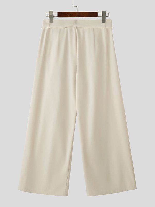 Men's Solid Color Minimalist Casual Pant SKUL43887