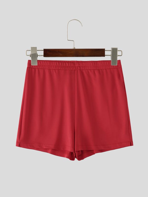 Men's Avant-Garde Rear Zipper Cutout Body-Con Athletic Short SKUL64154