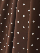 Men's Polka Dot Print Irregular Hem Two Pieces Outfit SKUL25725