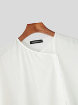 Men's Striped Loose Long Sleeve Shirt SKUL28487