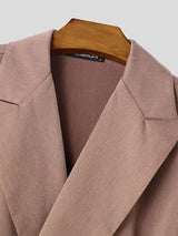 Mens Solid Color Textured Sleeveless Jumpsuit SKUL04905