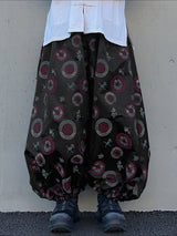 Men's Polka Dot Print Lantern Pant SKUL48647