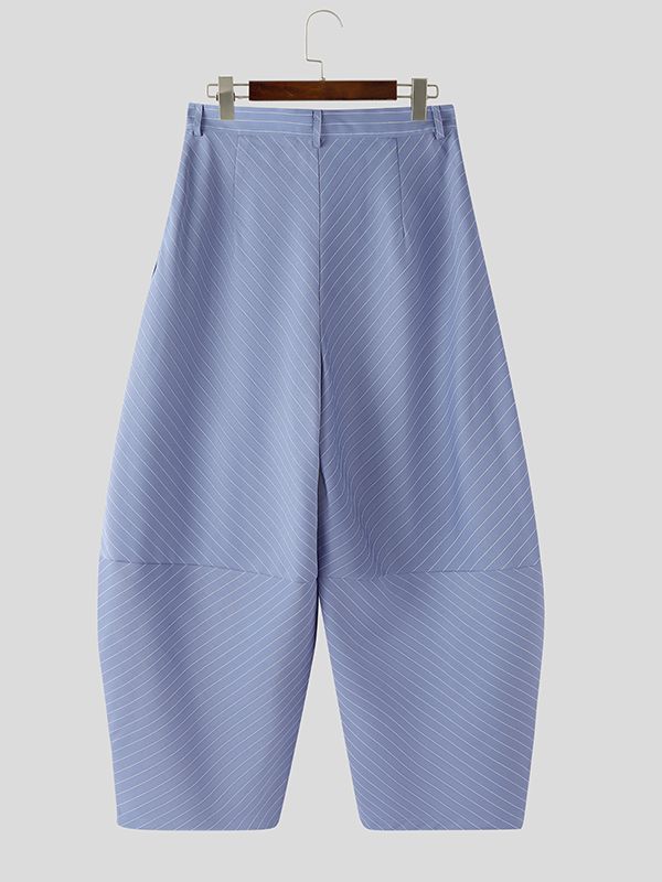 Men's Deconstructed Striped Curved Blade Pant SKUL47676