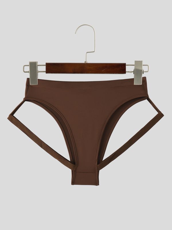 Men's Avant-Garde Dual-Strap Construction Lateral Cutouts Short SKUL58755