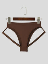 Men's Avant-Garde Dual-Strap Construction Lateral Cutouts Short SKUL58755