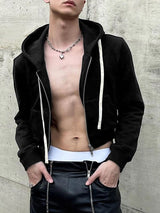 Men's Colorblock Zip Long Sleeve Sweatshirt SKUL35247