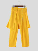 Men's Deconstructed Textured Casual Pant SKUL49906