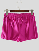 Mens Color Block Zipper Casual Short SKUL12451