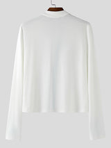 Men's Colorblock Flared Long Sleeve Cardigan SKUL25111