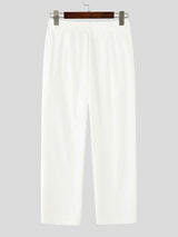 Men's Solid Texture Casual Pant SKUL25002