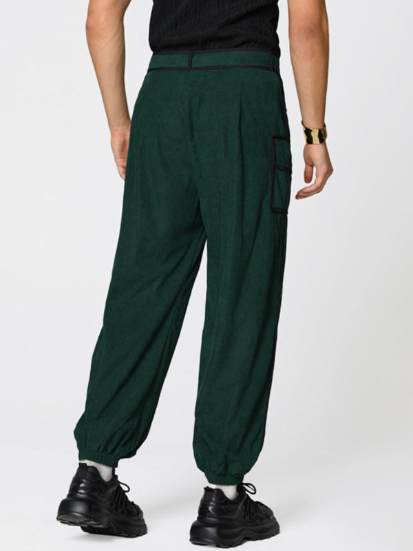 Mens Striped Colorblock Casual Pant SKUL20522