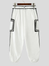 Mens Striped Colorblock Casual Pant SKUL20521