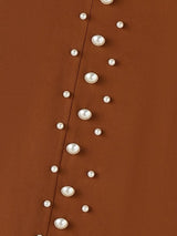 Men's Elegant Avant-Garde Pearl Embellished Mock Neck Sleeveless Tank SKUL63075