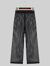 Mens Mesh See Through Straight Legged Pants SKUK57437