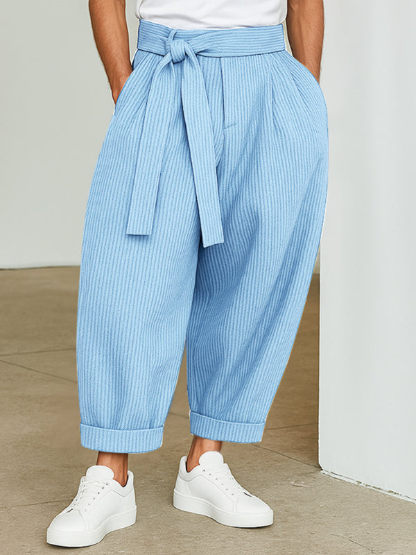 Mens Striped Loose Casual Pant SKUL13893