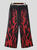 Mens Graffiti Print Wide-Leg Pant SKUK88075