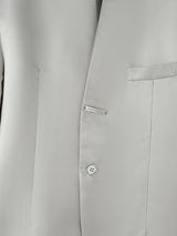 Mens Minimalist Solid Color Long Sleeve Blazer SKUK79474