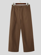 Mens Deconstructed Solid Color Sash Pant SKUK77369