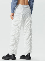 Mens Drawstring Ruched Detail Solid Pants SKUK32753