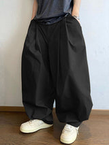 Men's Vintage Versatile Pleated Lantern Pant SKUL46295