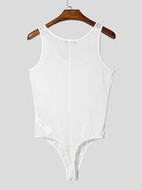 Men's Sheer Mesh Bodysuit SKUL18995