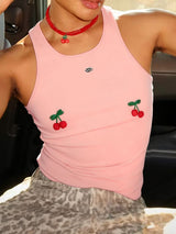 Men's 3D Fruit Pendant Patchwork Tank SKUL42416