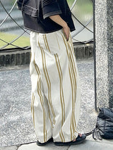 Mens Striped Colorblock Casual Pant SKUL09704