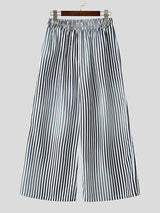Mens Striped Wide-Leg Casual Pant SKUL10698