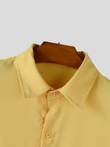 Men's Back Sheer Mesh Patchwork Long Sleeve Shirt SKUL27369