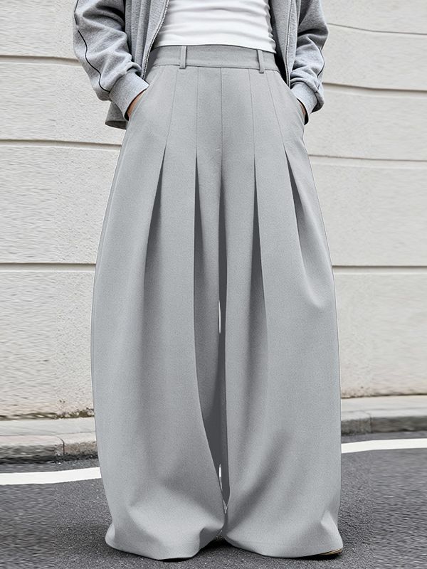 Men's Solid Color Loose Fit Casual Pant SKUL50002