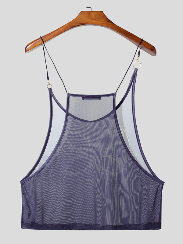 Mens Sheer Mesh Cami Tank SKUL23568